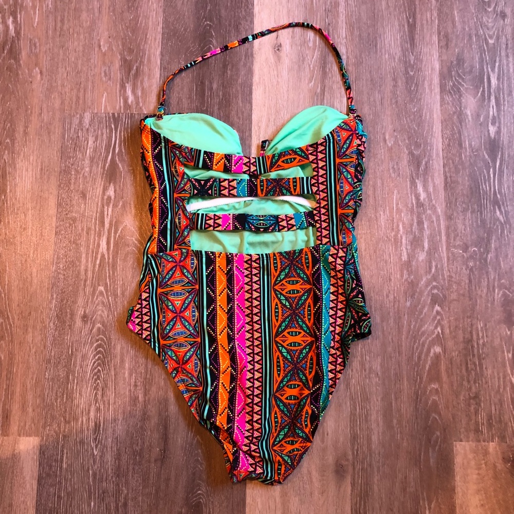 Pleated empire Bathing Suit Hobie brand - Picture 5 of 8